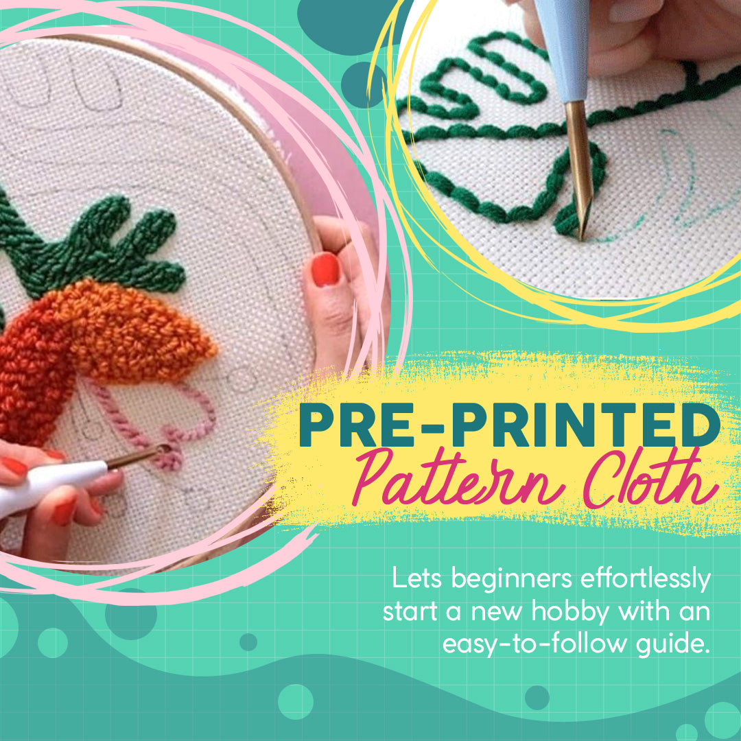DIY Punch Needle Embroidery Kit