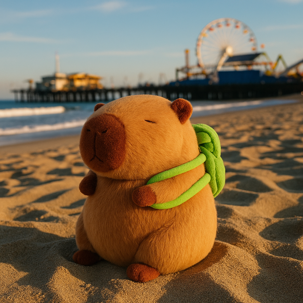 Lazy Sit Capybara Buddy - The Plush Pal Always Has Your Back