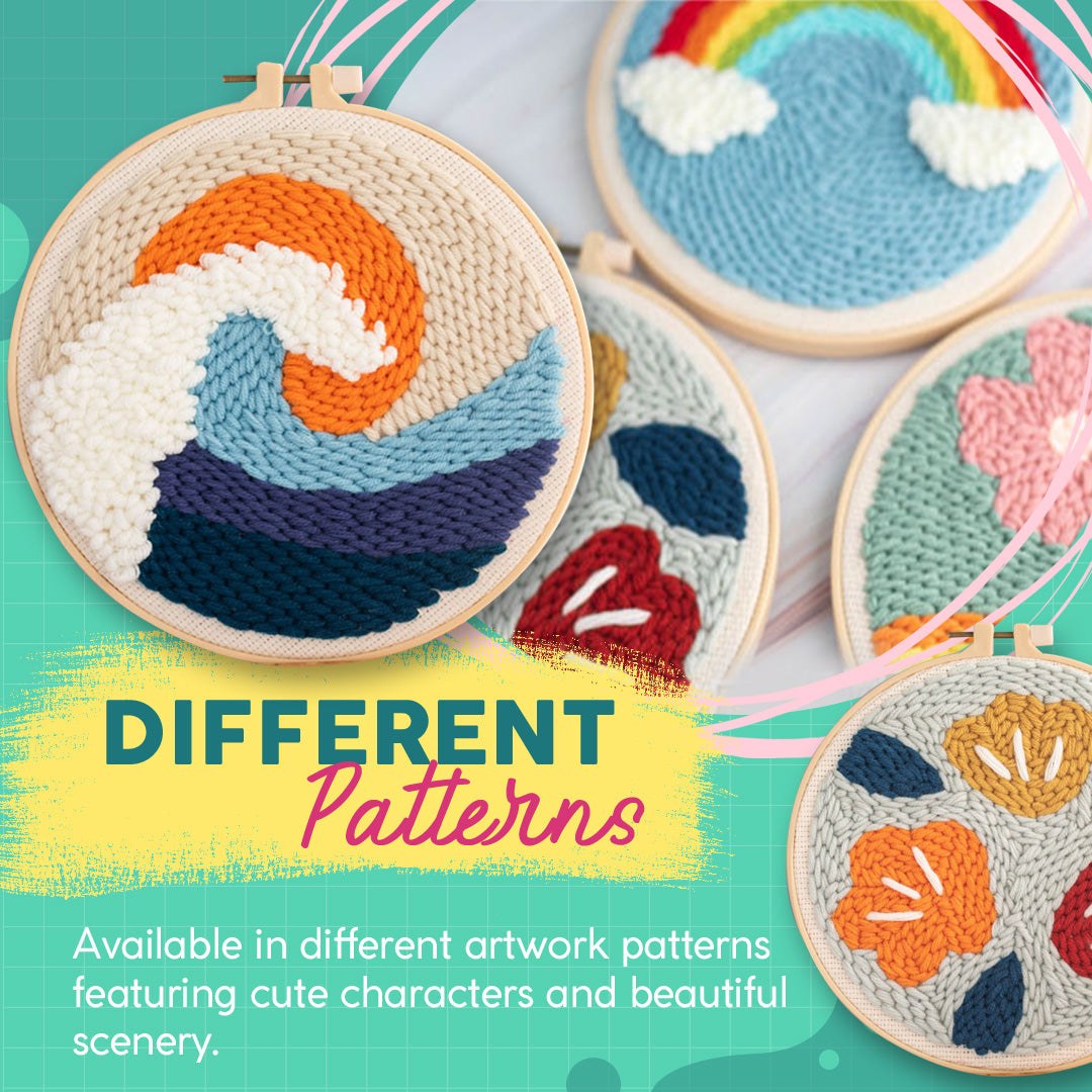 DIY Punch Needle Embroidery Kit