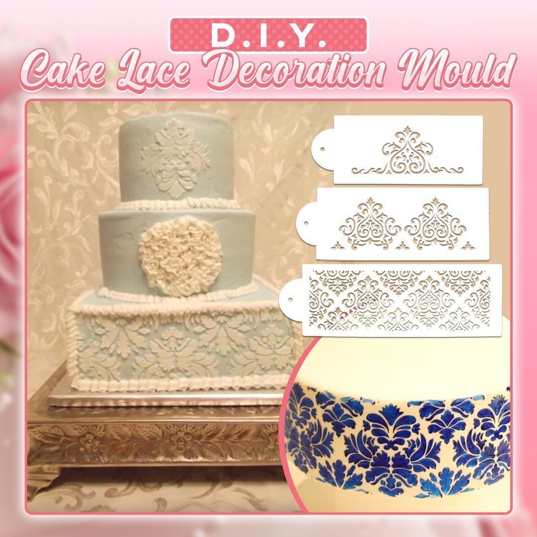 DIY Cake Lace Decoration Mould (3 PCS in 1 SET)