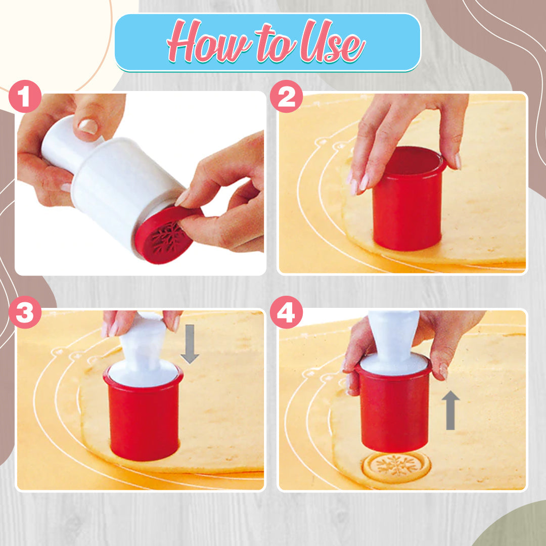 DIY Decorating Cookie Stamp Set