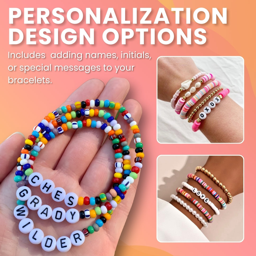 Clay DIY Beads Bracelet Making Kit 🌿