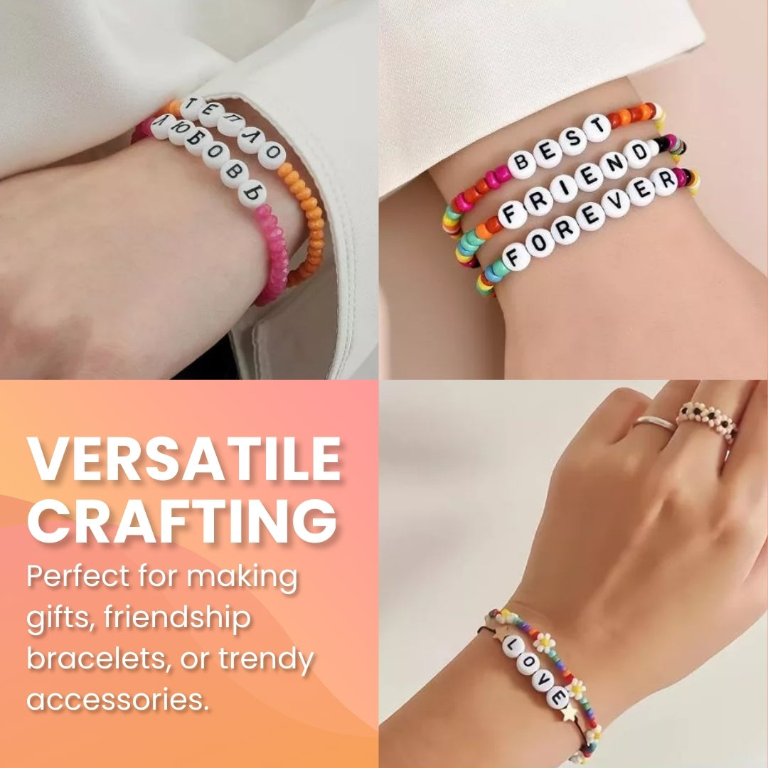 Clay DIY Beads Bracelet Making Kit 🌿