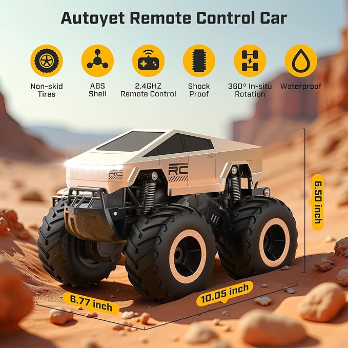 Cybertruck Remote Control Car - Amphibious Vehicle
