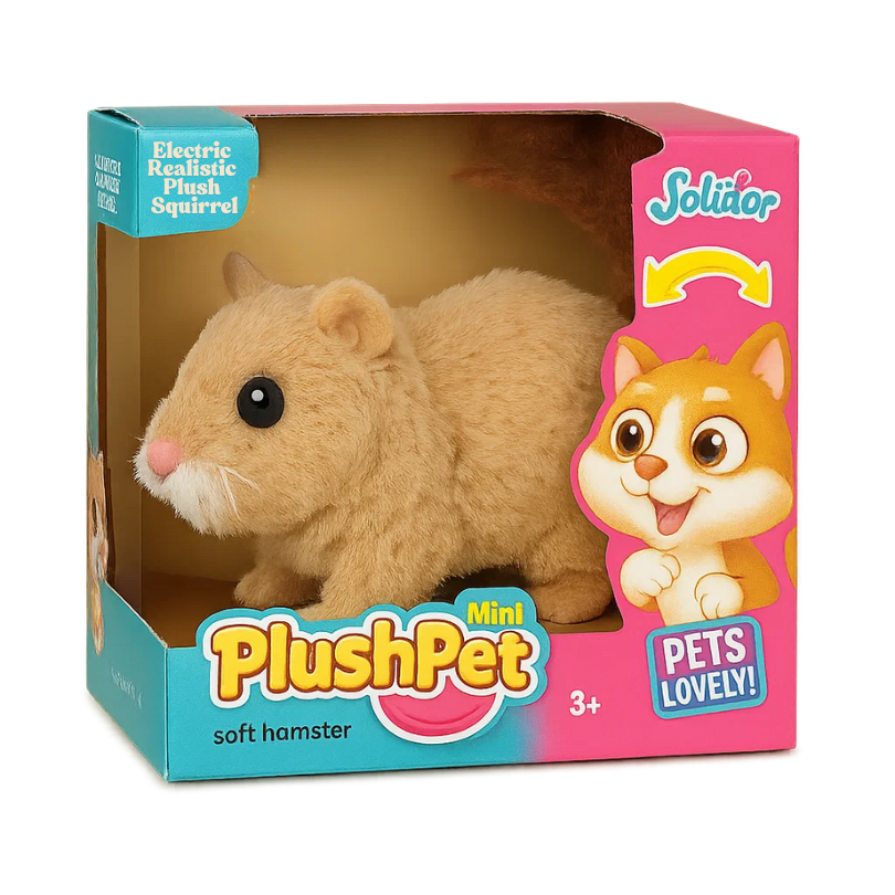 Wiggletail™ Adorable Lifelike Plush Squirrel - Huggable Fun for All Ages