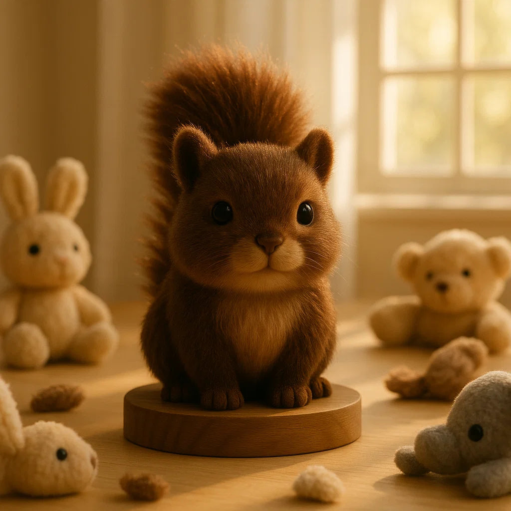 Wiggletail™ Adorable Lifelike Plush Squirrel - Huggable Fun for All Ages
