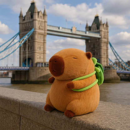Lazy Sit Capybara Buddy - The Plush Pal Always Has Your Back