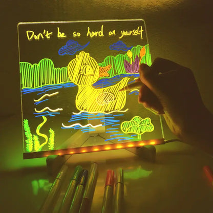 🎄Light-Up Acrylic Dry Erase Board! ✨