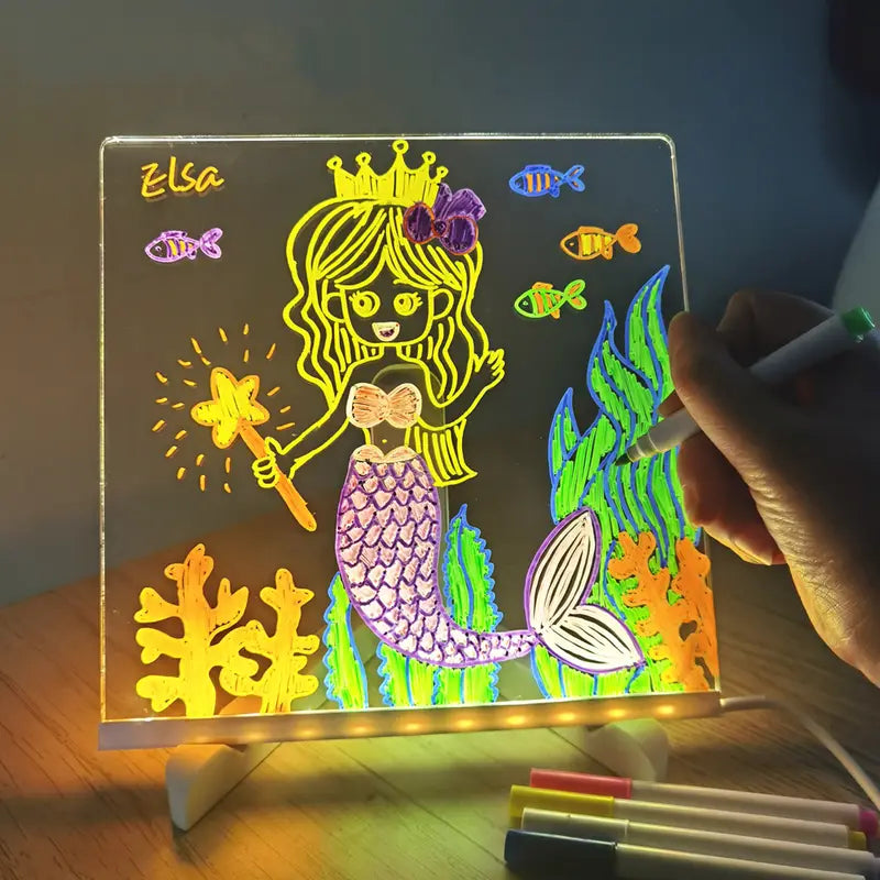 🎄Light-Up Acrylic Dry Erase Board! ✨