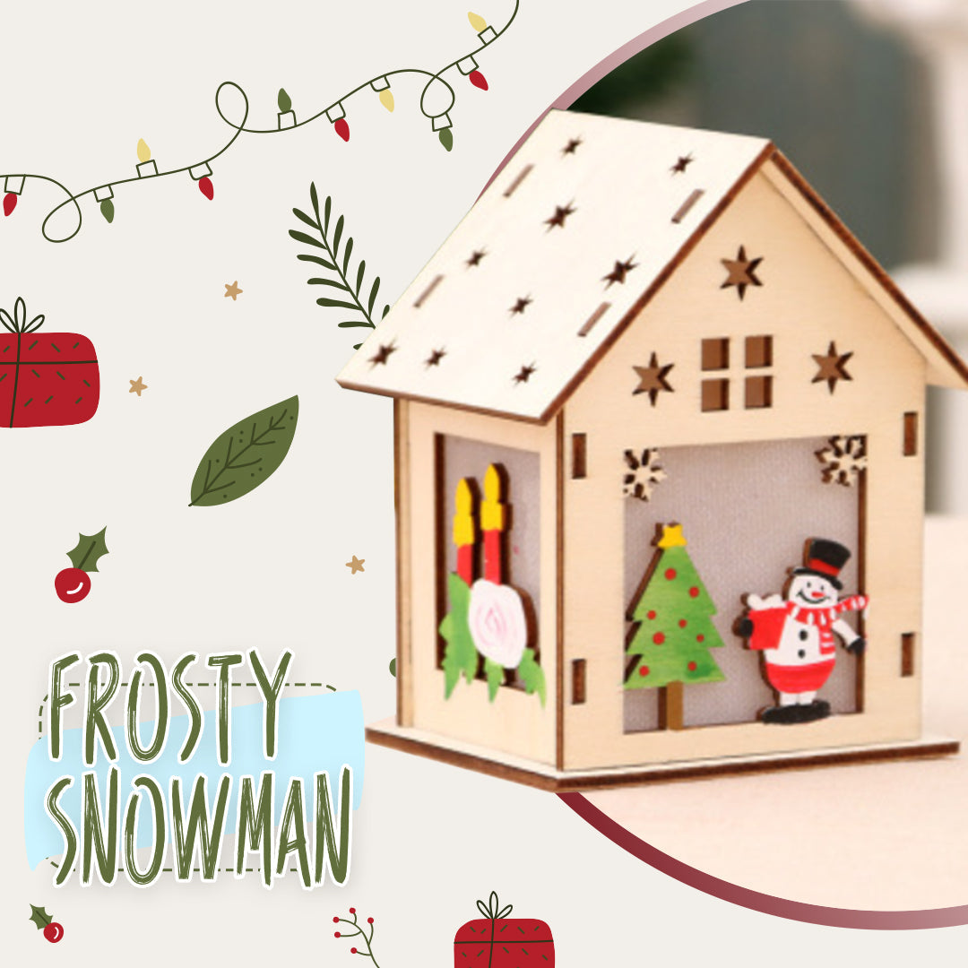DIY Christmas LED Treehouse Hanging Ornament
