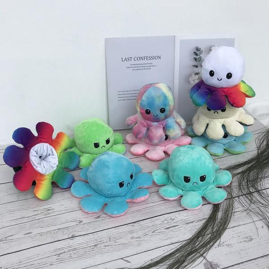 Reversible Octopus Plush Toy