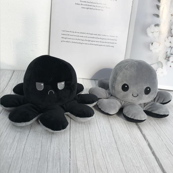 Reversible Octopus Plush Toy