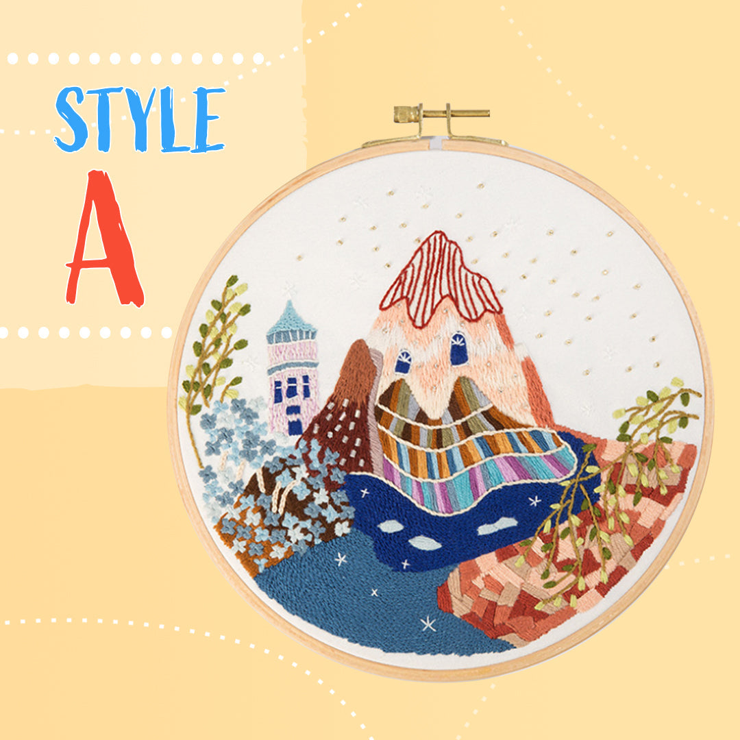DIY Fairy Tales Embroidery Set